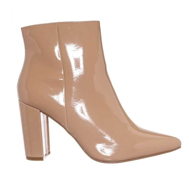 Bamboo Nude Pointed Toe Booties
