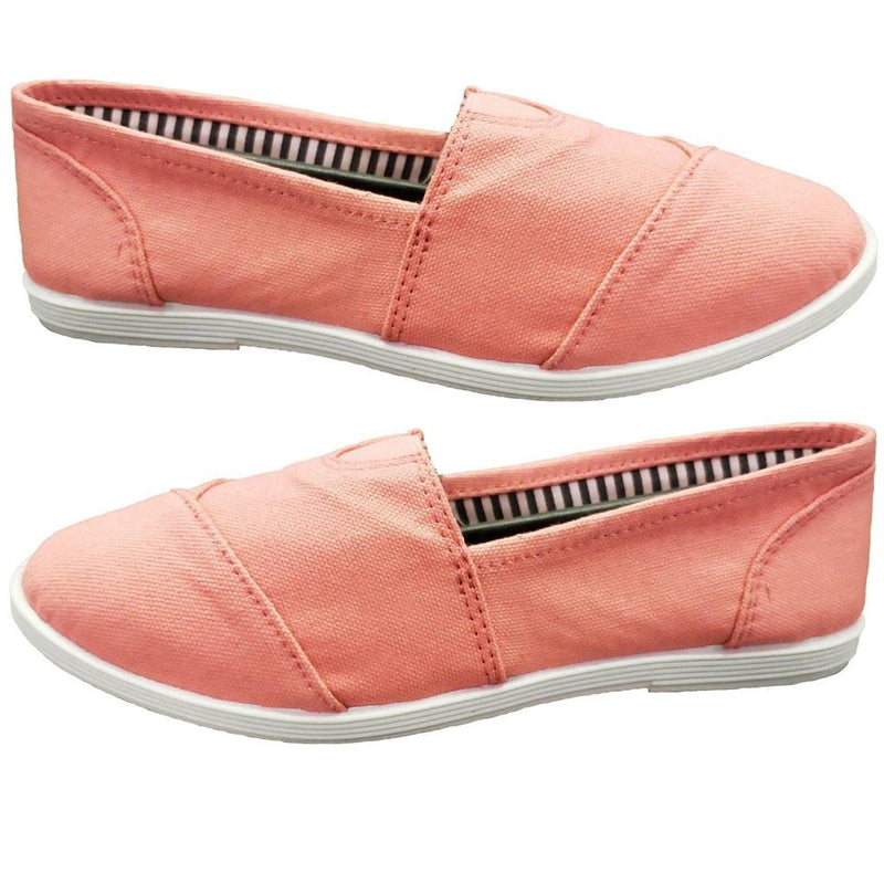 Coral Slip-On Sneakers