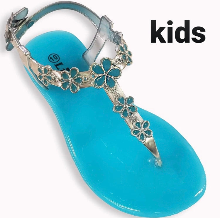 Kids Teal Sandals
